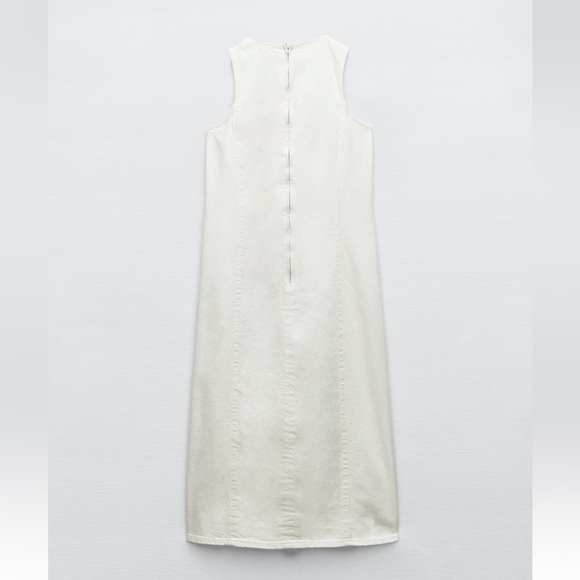 ✨SALE✨ ZARA DENIM MIDI DRESS ✨SALE✨ - Picture 7 of 8